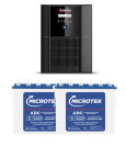 Microtek Inverter UPS JM SW 2750 +/ 24V With Dura STRONG M1603624TT NEW 160Ah battery